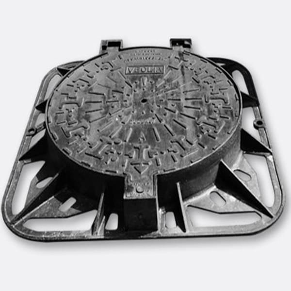 round cover square frame